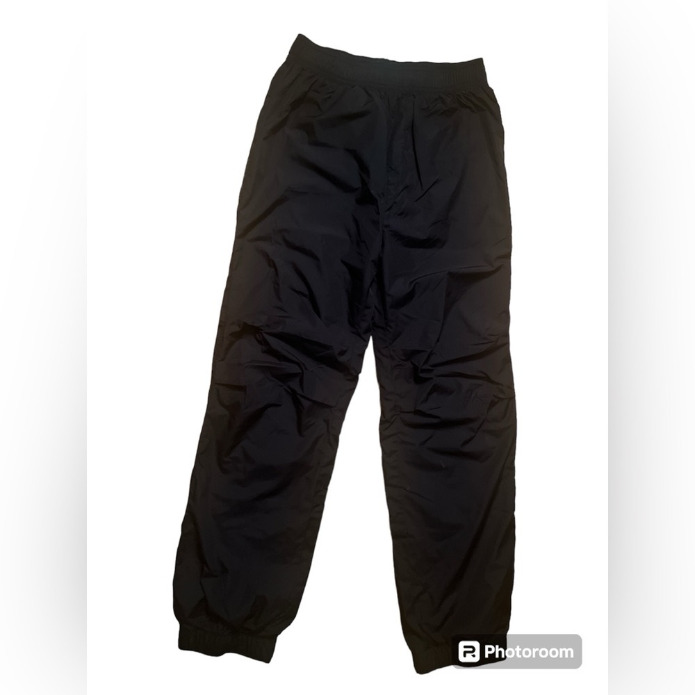 Ladies black Windbreaker pants size XL